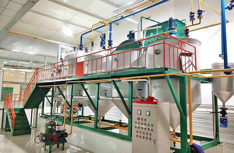 亞麻籽油精煉和灌裝